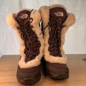 North Face Fur Lined Winter Boots (6.5)